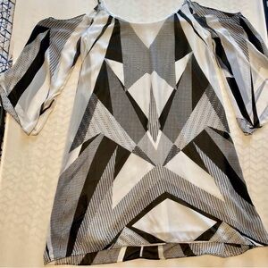 Bisou Bisou Monochrome Dress